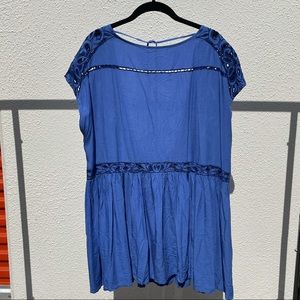 Free People Loose Fit Backless Dress